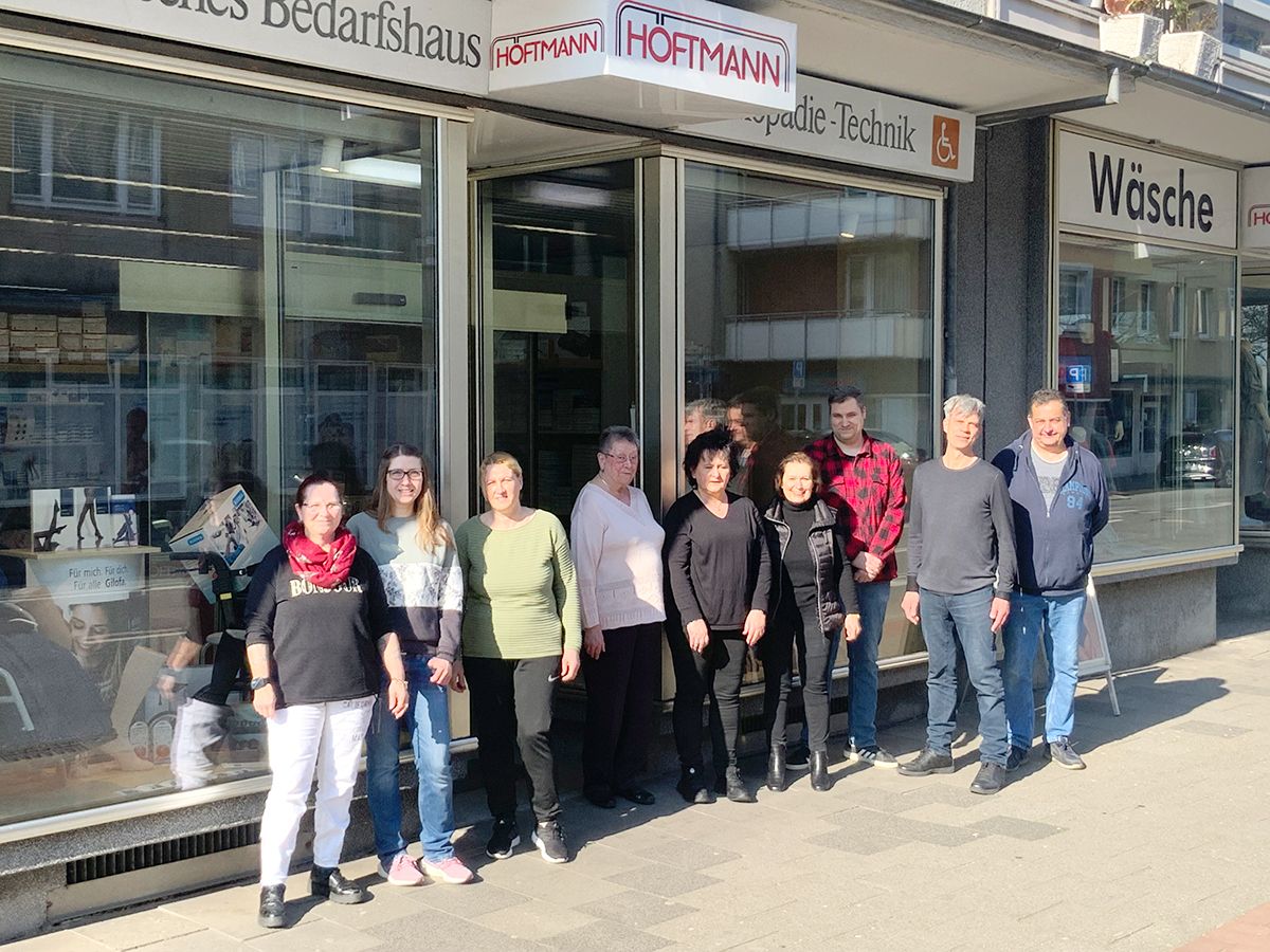 Das Team vom Sanitätshaus Höftmann